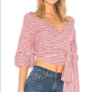 Wrap blouse